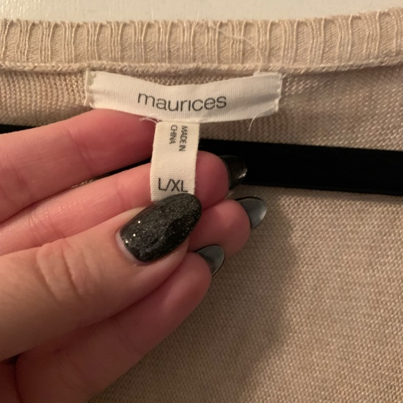 Cream Draped Sweater - Picture 5 of 5